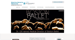 Desktop Screenshot of bostonsportsmedicine.com