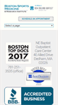 Mobile Screenshot of bostonsportsmedicine.com